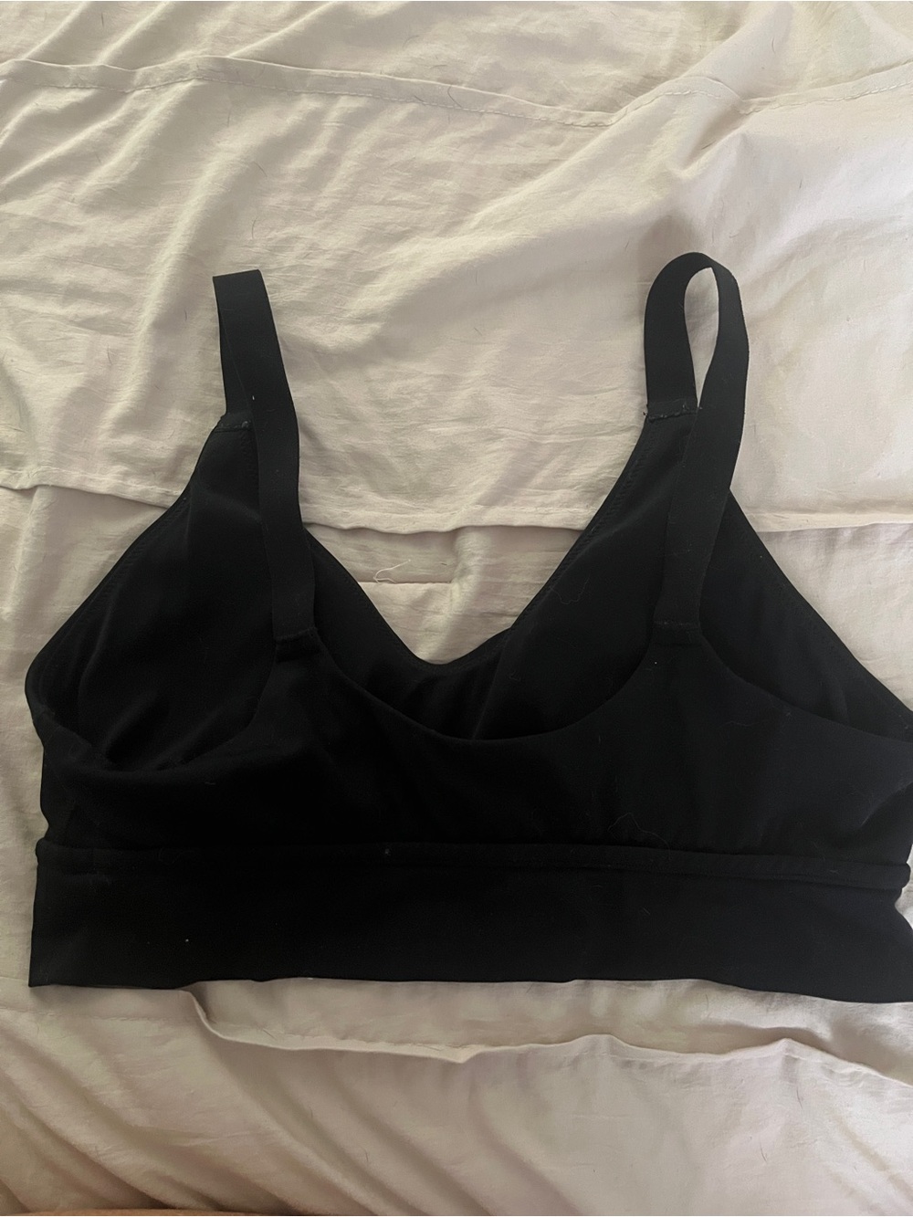 aerie offline Black Wireless Bralette with Wide Straps